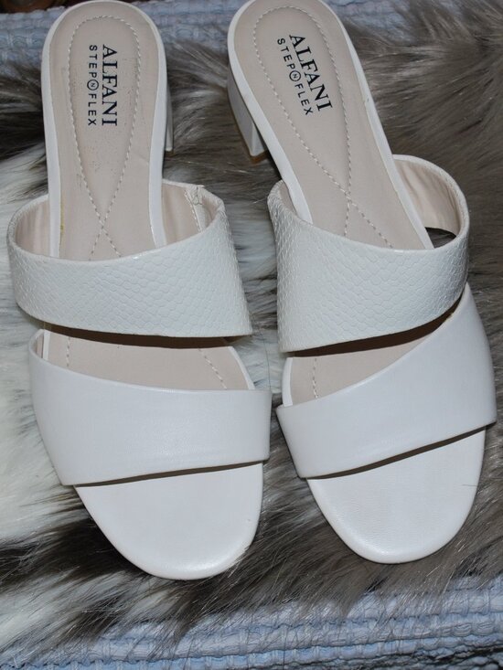 alfani Shoes - Alfani White heels